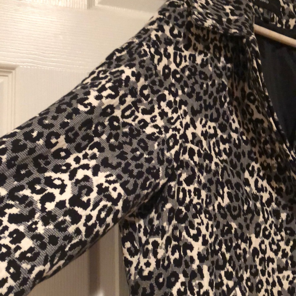 Leopard Print Oversized Coat - image 5